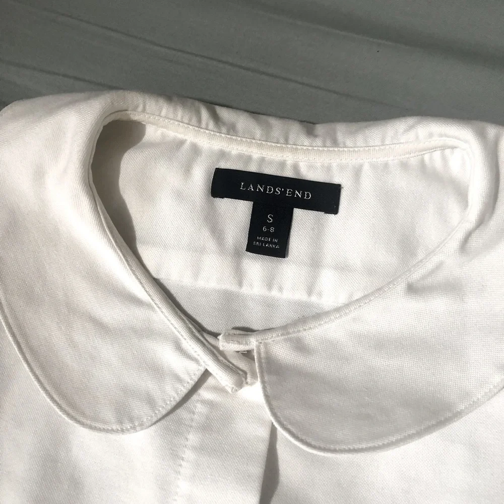 Peter Pan collar white button down - Picture 3 of 6